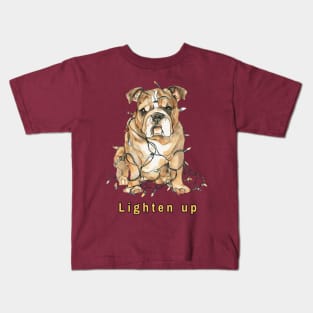 Lighten up English Bulldog Kids T-Shirt